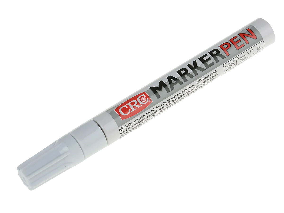 Marker Pen pisak olejowy do wielu powierzchni biały korektor CRC
