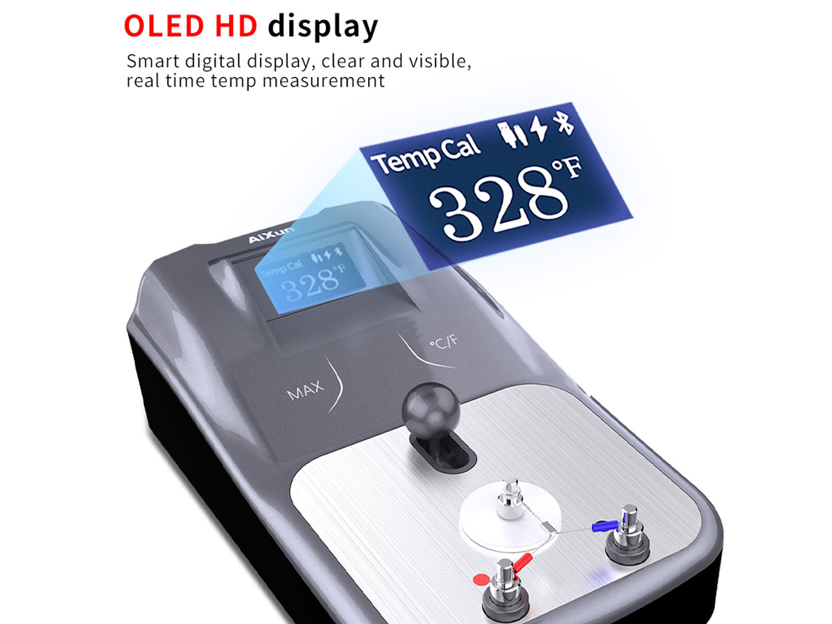 Tester temperatury grota DT01 wyświetlacz OLED