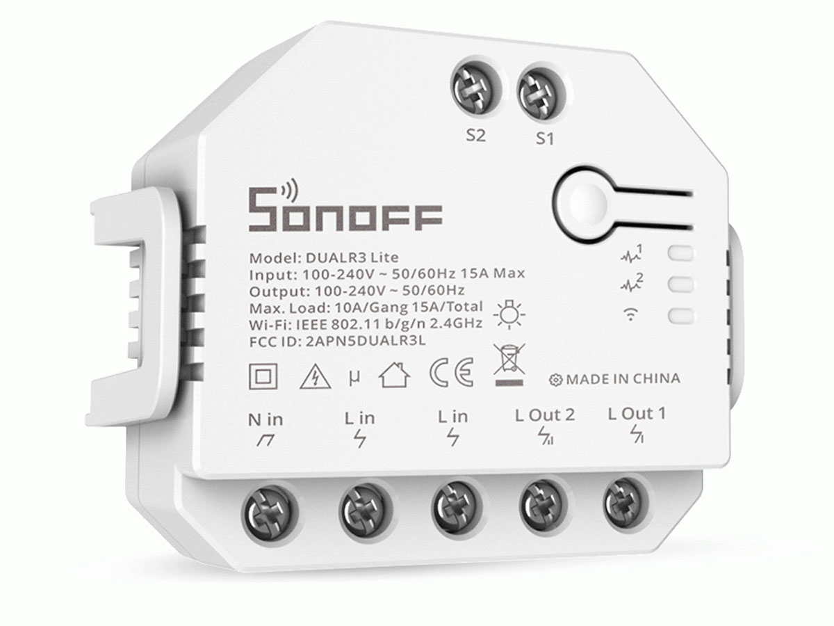 Inteligentny przełącznik WiFi Sonoff Dual R3 Lite