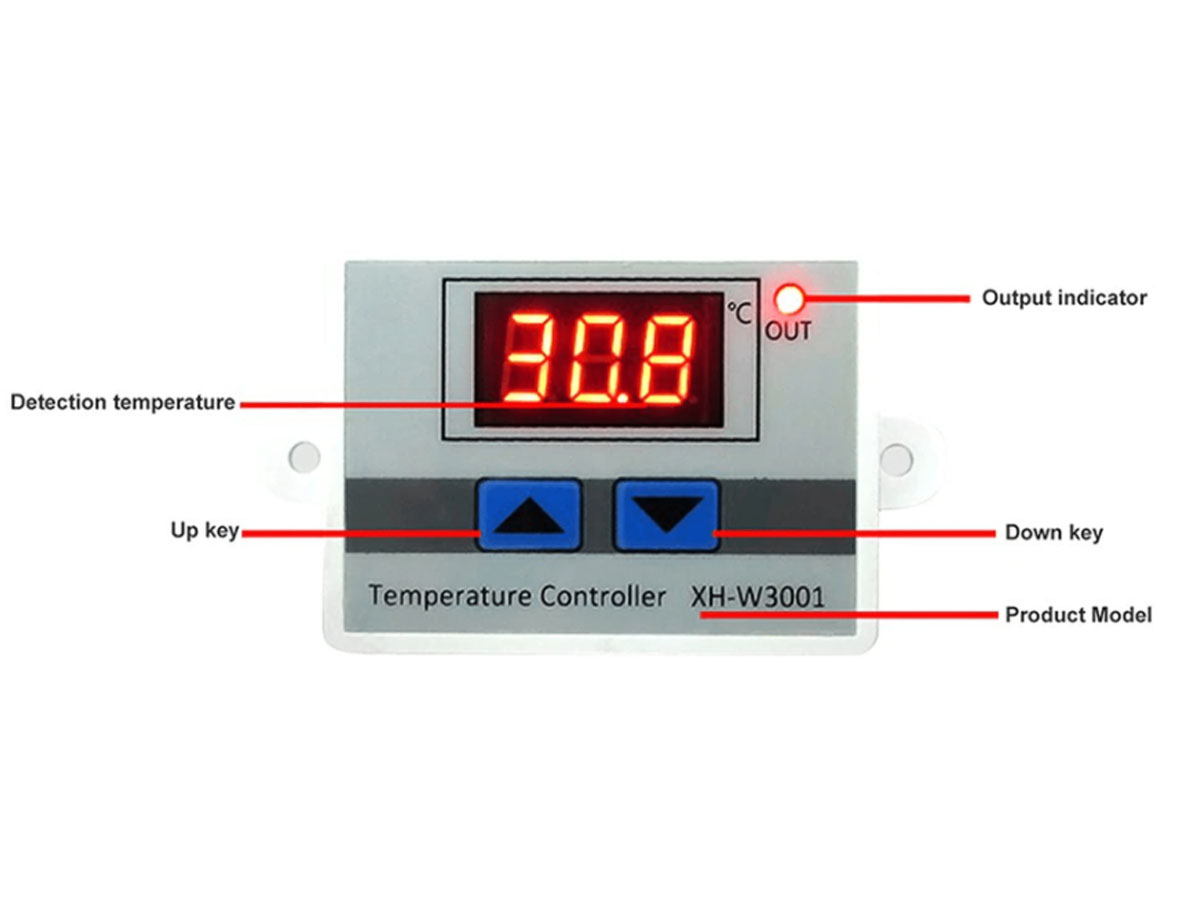 Termostat 230V XH-W3001 E6113