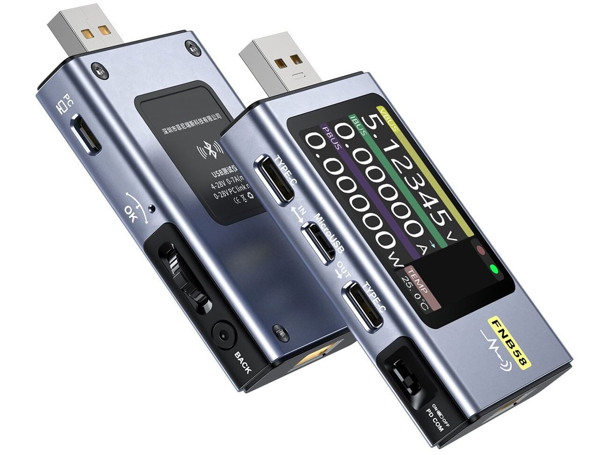 FNIRSI FNB58 miernik portu USB 