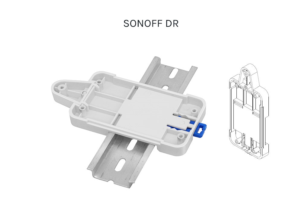 Uchwyt montażowy na szynę DIN Sonoff DR IM180207001