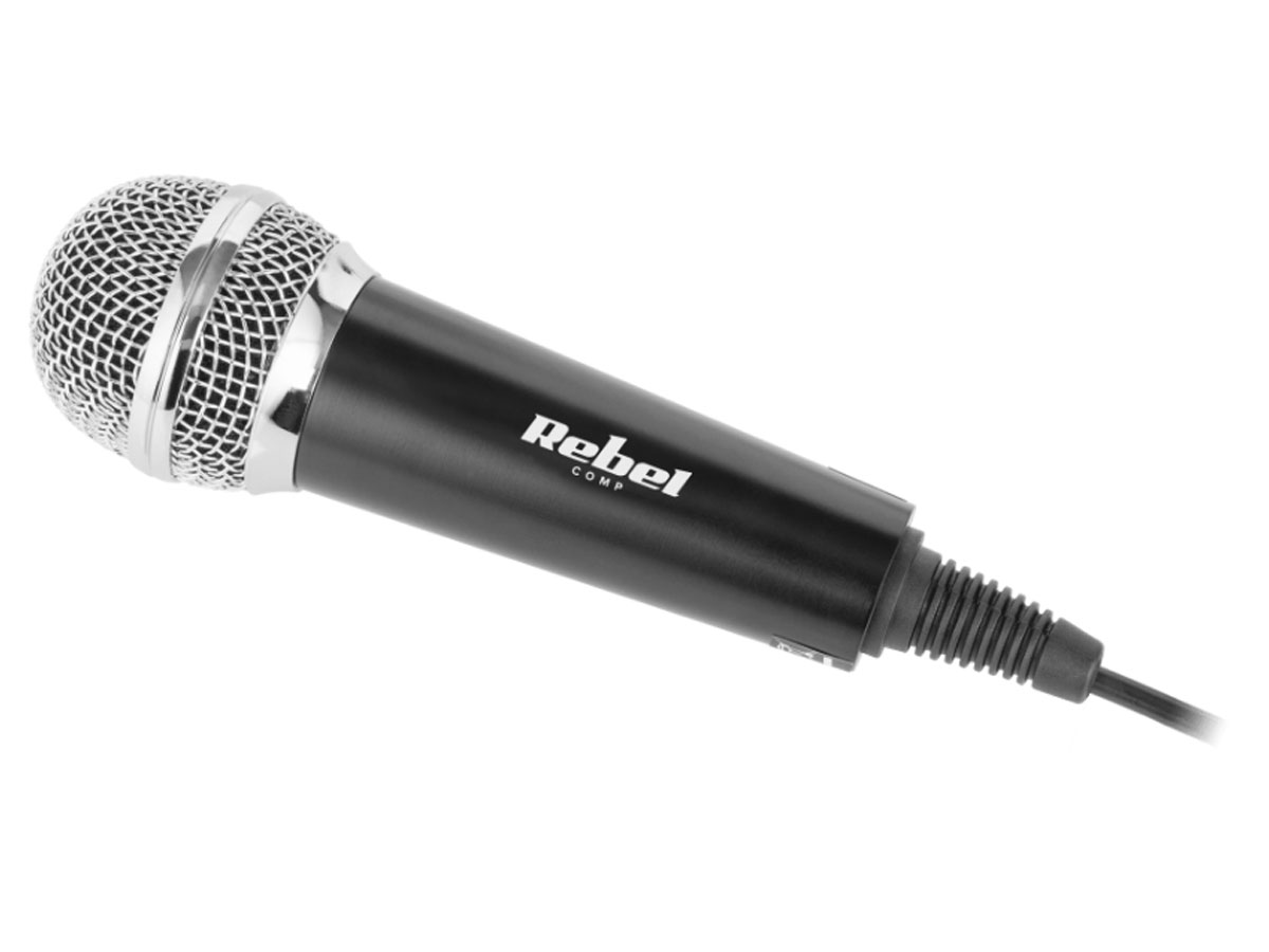 Mikrofon pojemnościowy Rebel ze statywem KOM1052