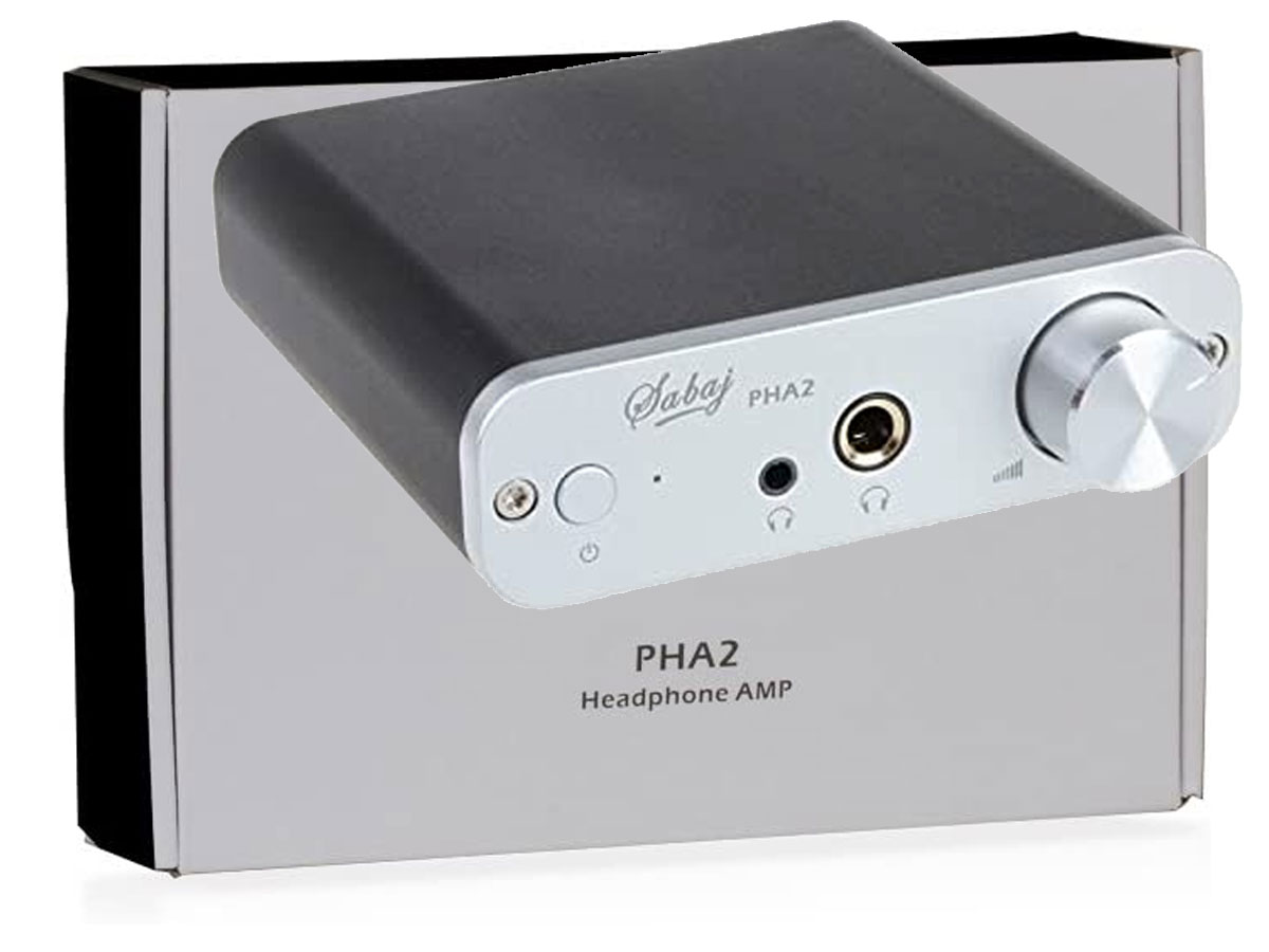 Sabaj Przenośny wzmacniacz słuchawkowy audio PHA2