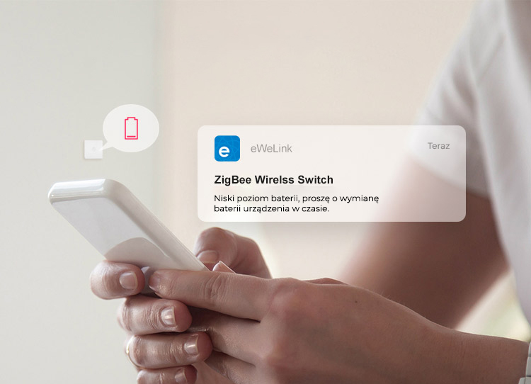 Inteligentny bezprzewodowy Przełącznik Sonoff Zigbee Wireless Switch SNZB-01