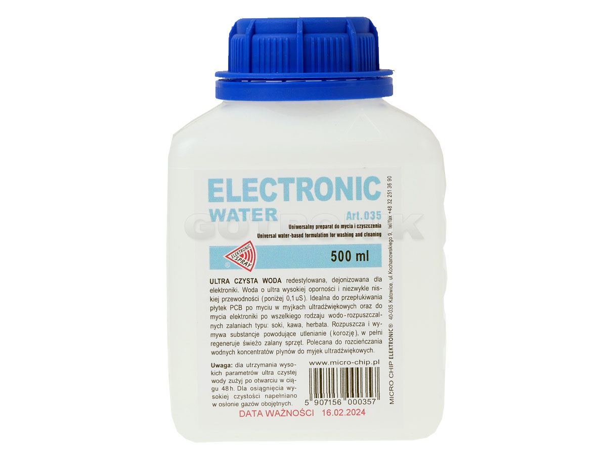 Electronic water woda do mycia elektroniki 500ml art.035