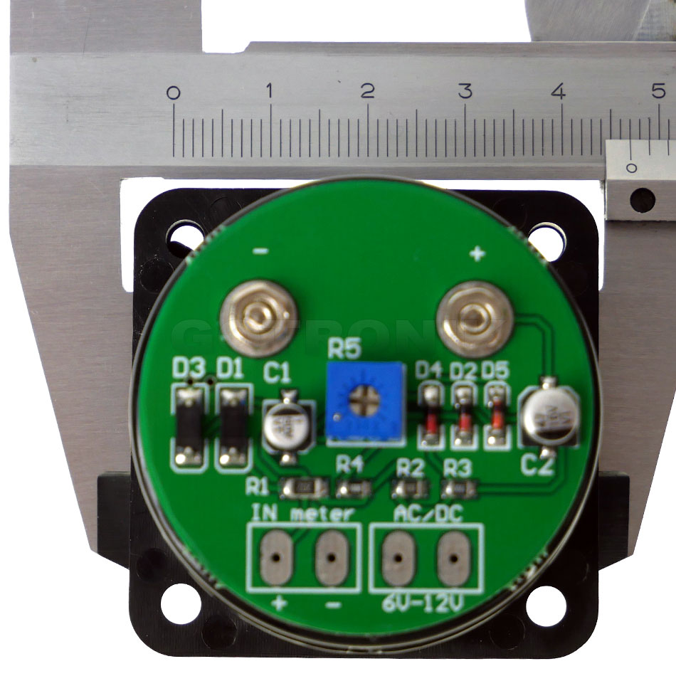 Analogowy wskaźnik wysterowania audio VU meter podłączany bezpośrednio do wyjścia wzmacniacza