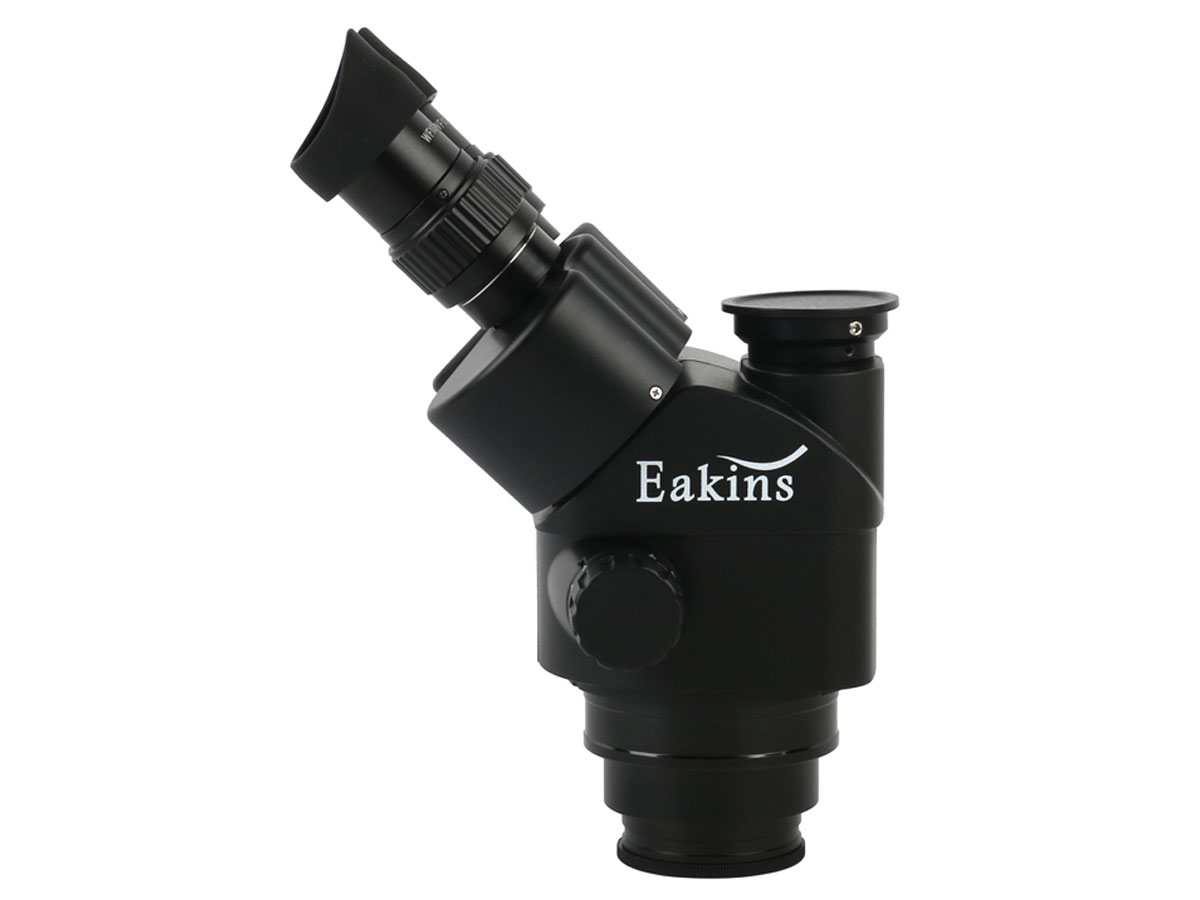  Trinokular do mikroskopu 7X-45X + soczewka 2X (7X-90X) ELEK-244
