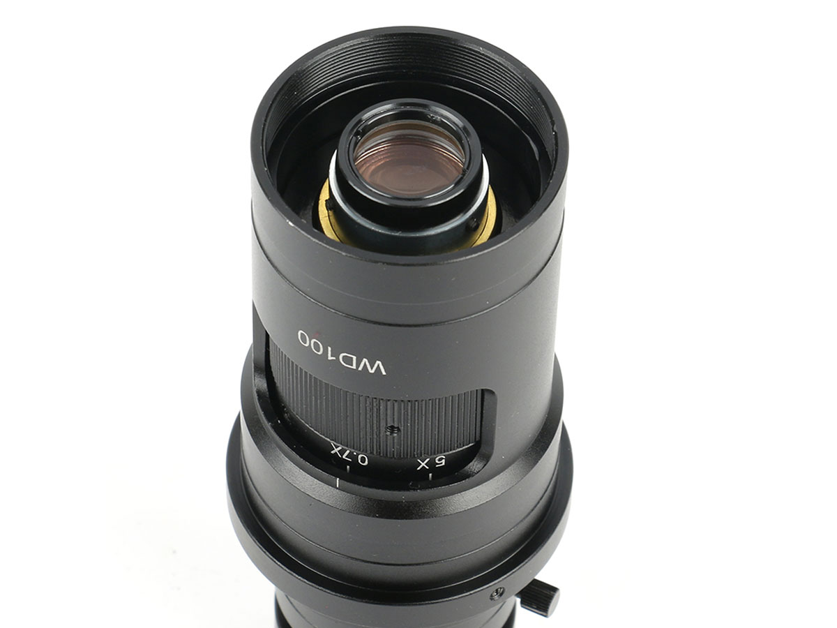  Obiektyw do kamery mikroskopowej 200X powiększenie 0.7X ~ 5X 25mm ELEK-264