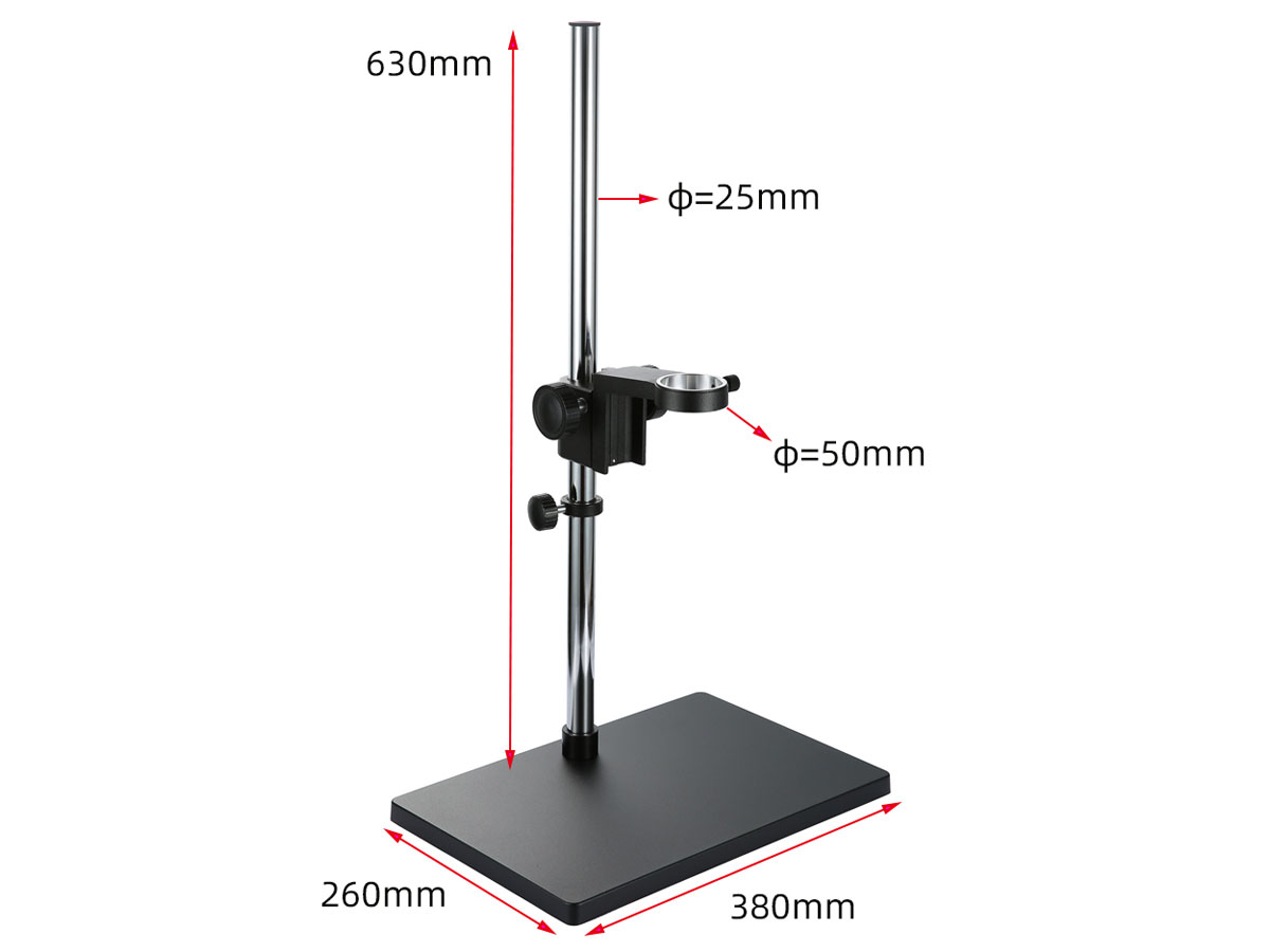 Platforma do mikroskopu - statyw wysięgnikowy - średnica uchwytu na okular 50mm wysokość 63cm ELEK-271