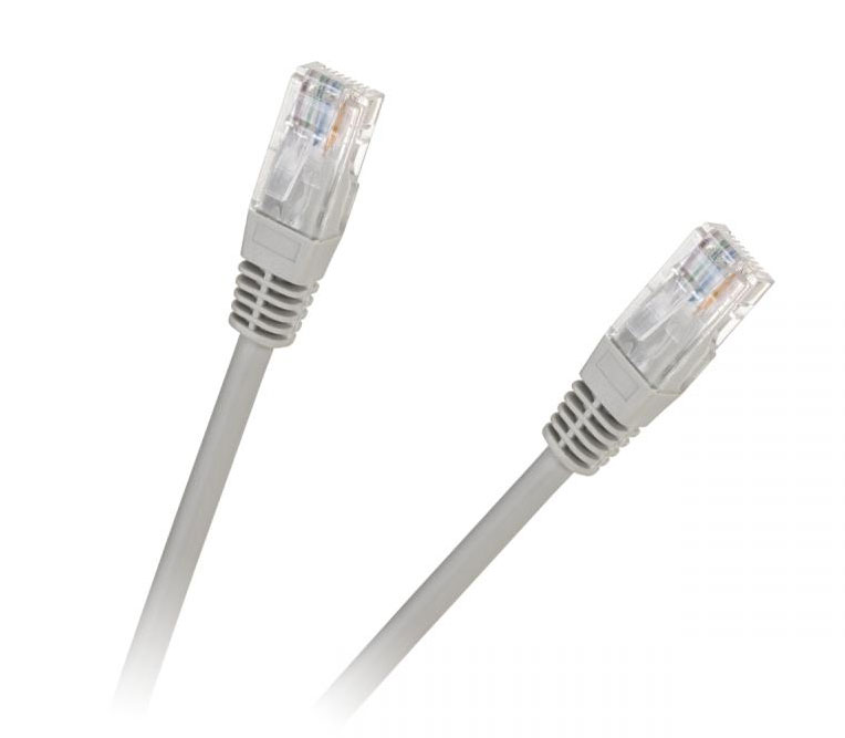 Przewód sieciowy - patchcord kabel UTP 8c wtyk-wtyk rj45 o długości 10m CCA.