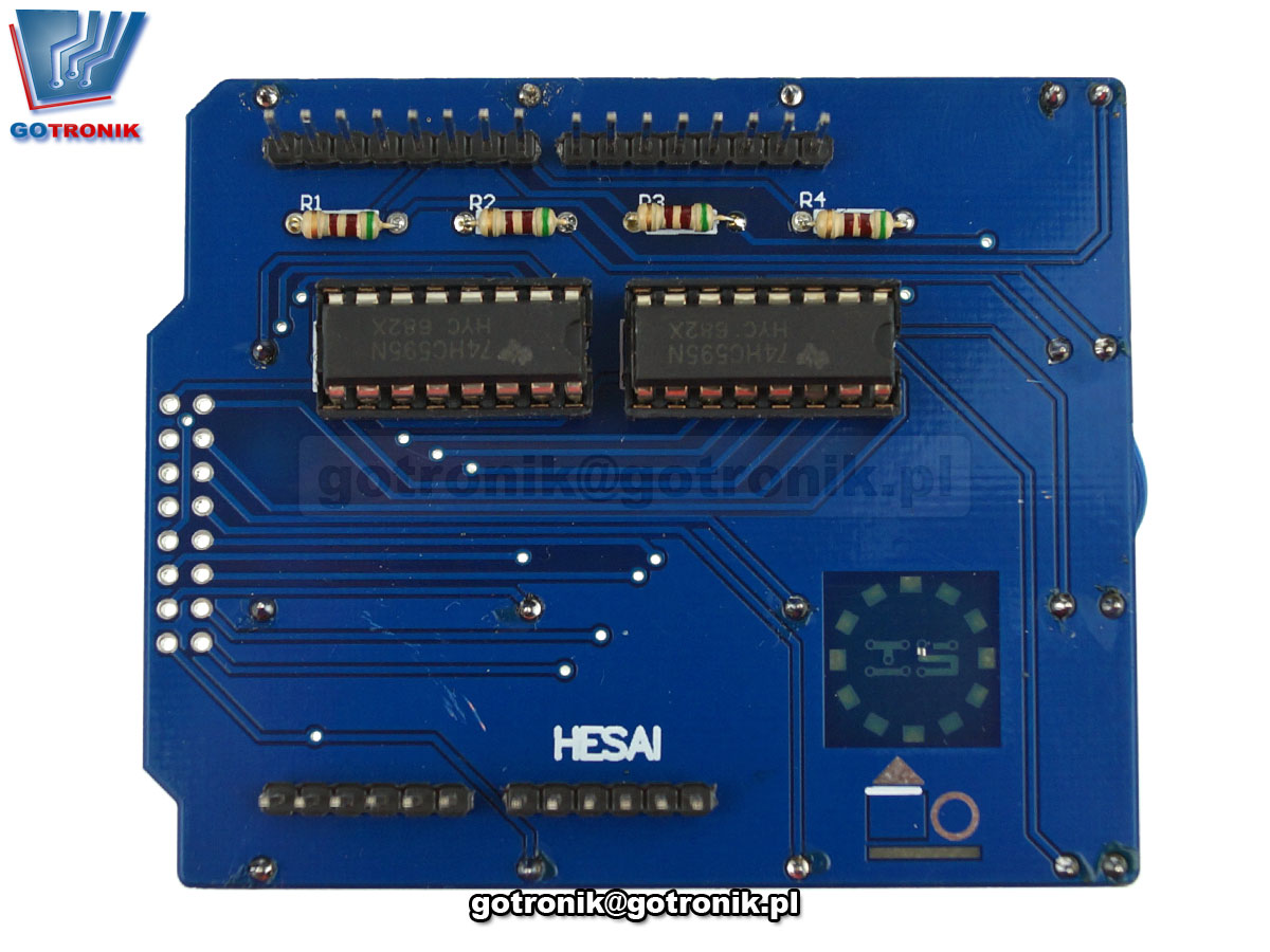 3D LightSquared 4x4x4 LED Cube - Shield Arduino BTE-601 elekt świetlny - zestaw do samodzielnego montażu KIT DIY
