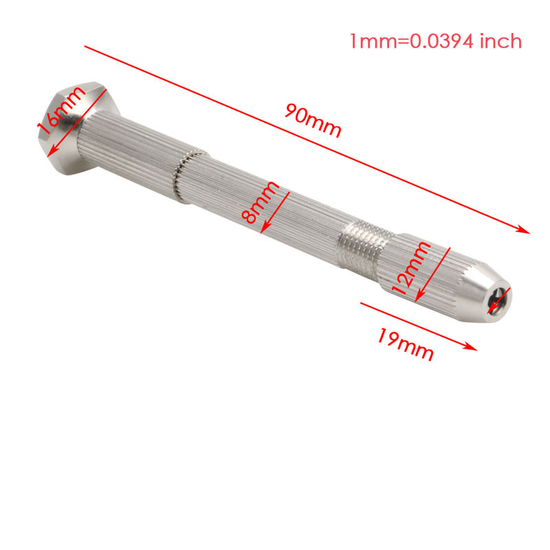 Ręczna wiertarka - wkrętak na wiertła 0,5 do 2,5mm ręczny wkrętak - mini wiertarka - otwornica BTE-605