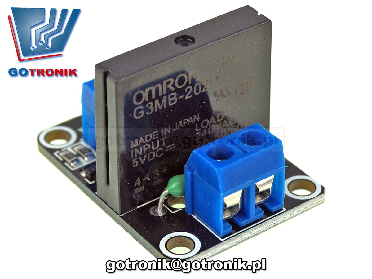 Module relais statique 5V (OMRON G3MB-202P) - Otronic