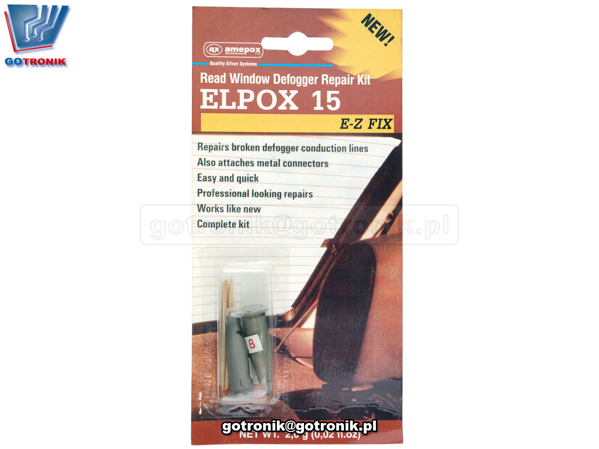 ELPOX 15 klej elektroprzewodzący amepox dwuskładnikowy