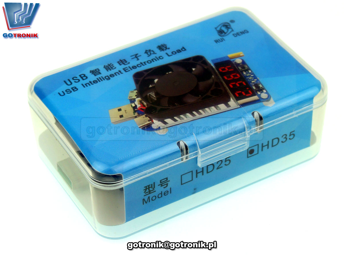 RD HD35 elektroniczne obciążenie 35W DC Electronic Load resistor USB