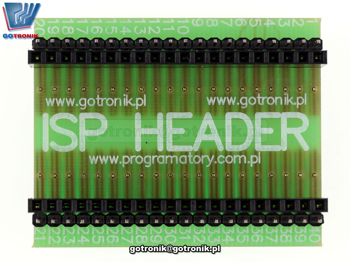 ISP Header 40 pin złącze do programownia ZESTAW DO SAMODZIELNEGO MONTAŻU 