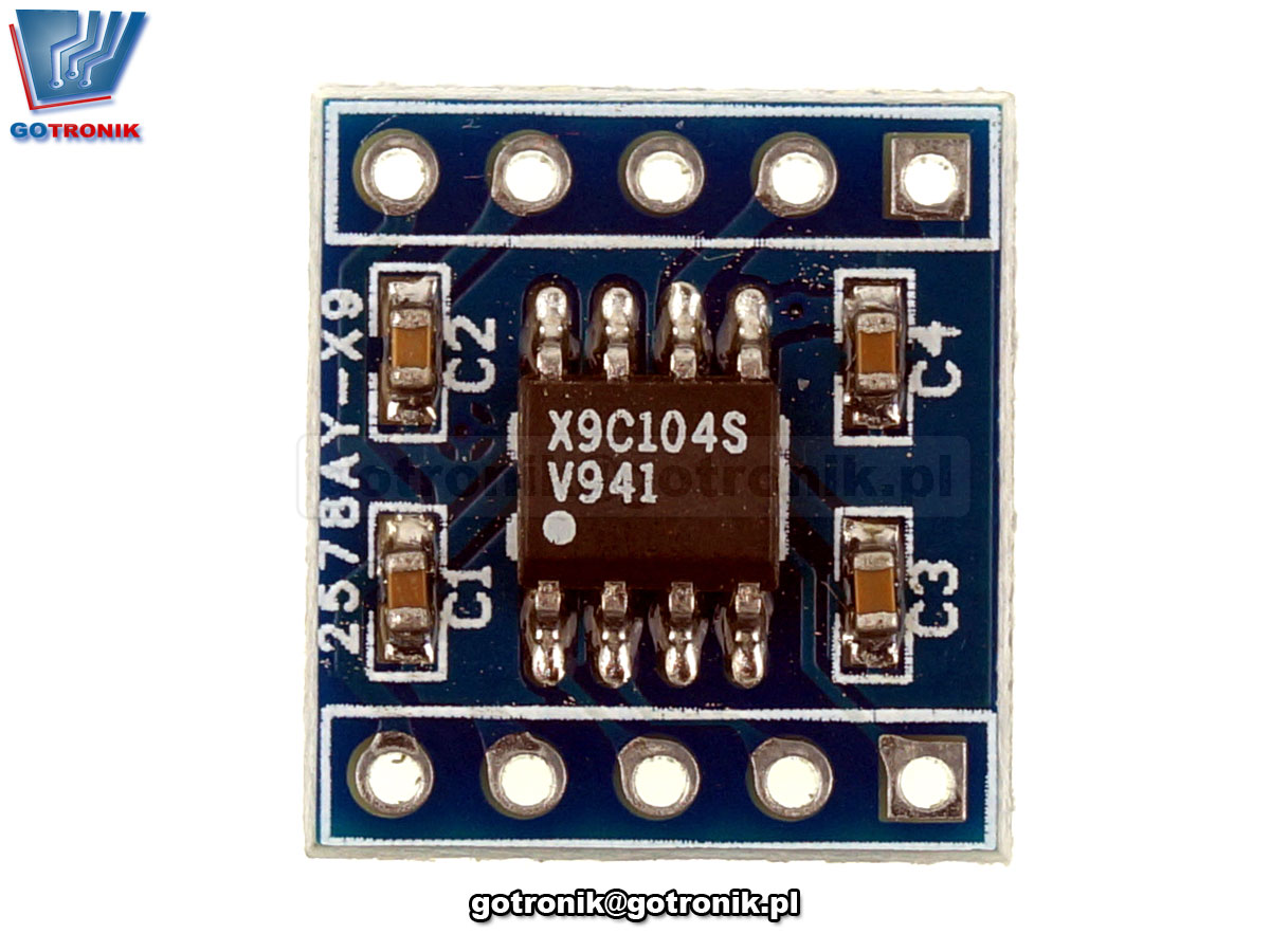 LCT-178 X9C104 cyfrowy potencjometr elektroniczny scalony