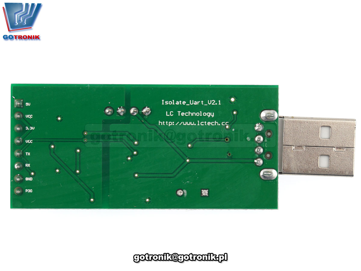 LCT-195 konwerter adapter CH340 USB to TTL izolowany z izolacją