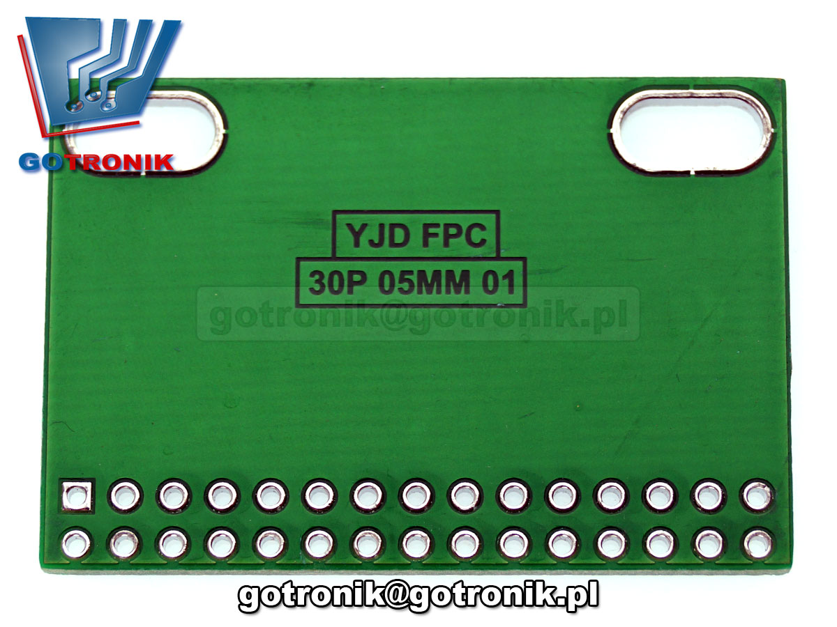 PCB-110 adapter Płytka drukowana FPC/FFC 30pin 0,5mm do taśm przewodzących