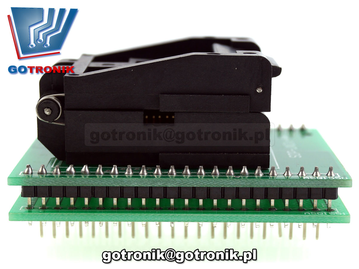 a-083 adapter sdp-univ-44 plcc44 dip44 1:1 adaptor IC51-0444-400 Yamaichi do programatora podstawka testowa