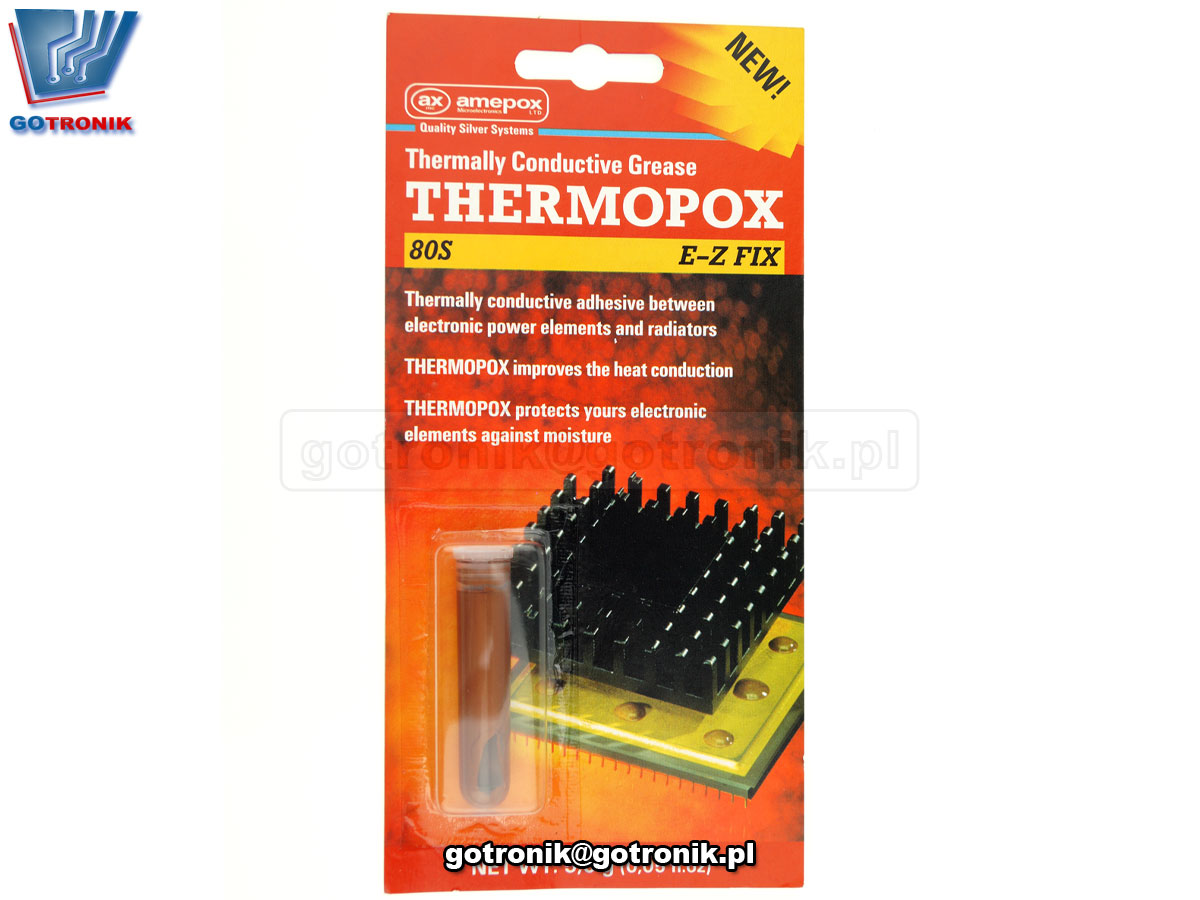 THERMOPOX 80S 5g pasta termoprzewodząca do elektroniki amepox amepox