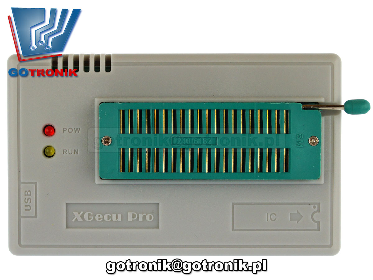 TL866II Plus programator uniwersalny z podstawką ZIF-40 eprom flash spi nand flash
