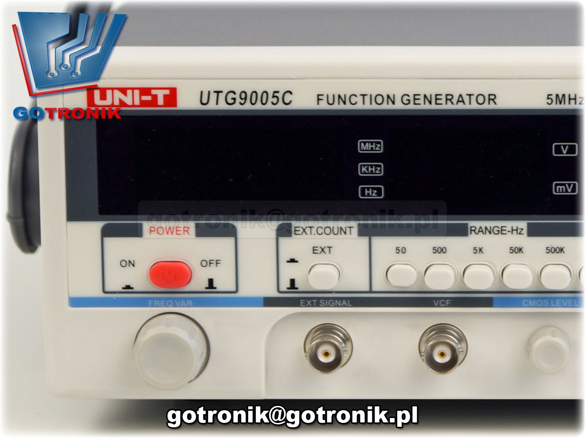 UTG9005C generator funkcyjny laboratoryjny 5MHz unit uni-t
