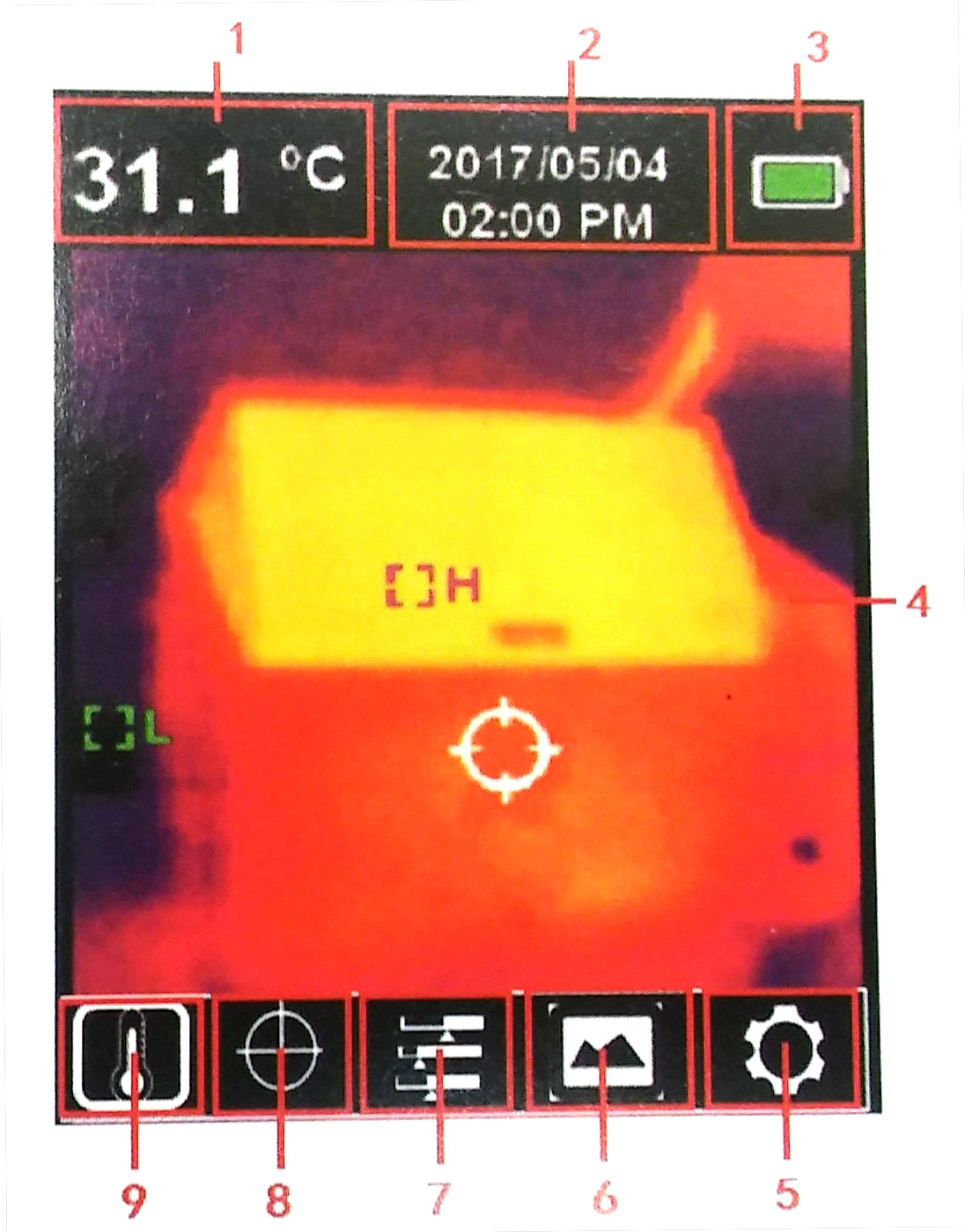UTi80 kamera termowizyjna termowizja