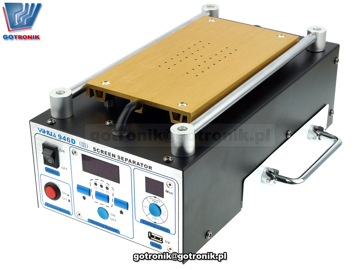 Yihua 946D III separator podciśnieniowy + lampa UV