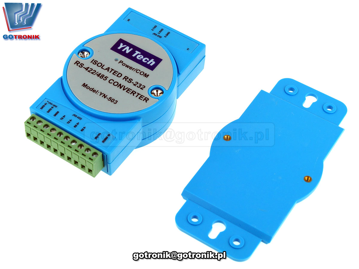 YN503 adapter, konwerter z izolacją interfejsu szeregowego rs232 na rs485 rs422 yn-503