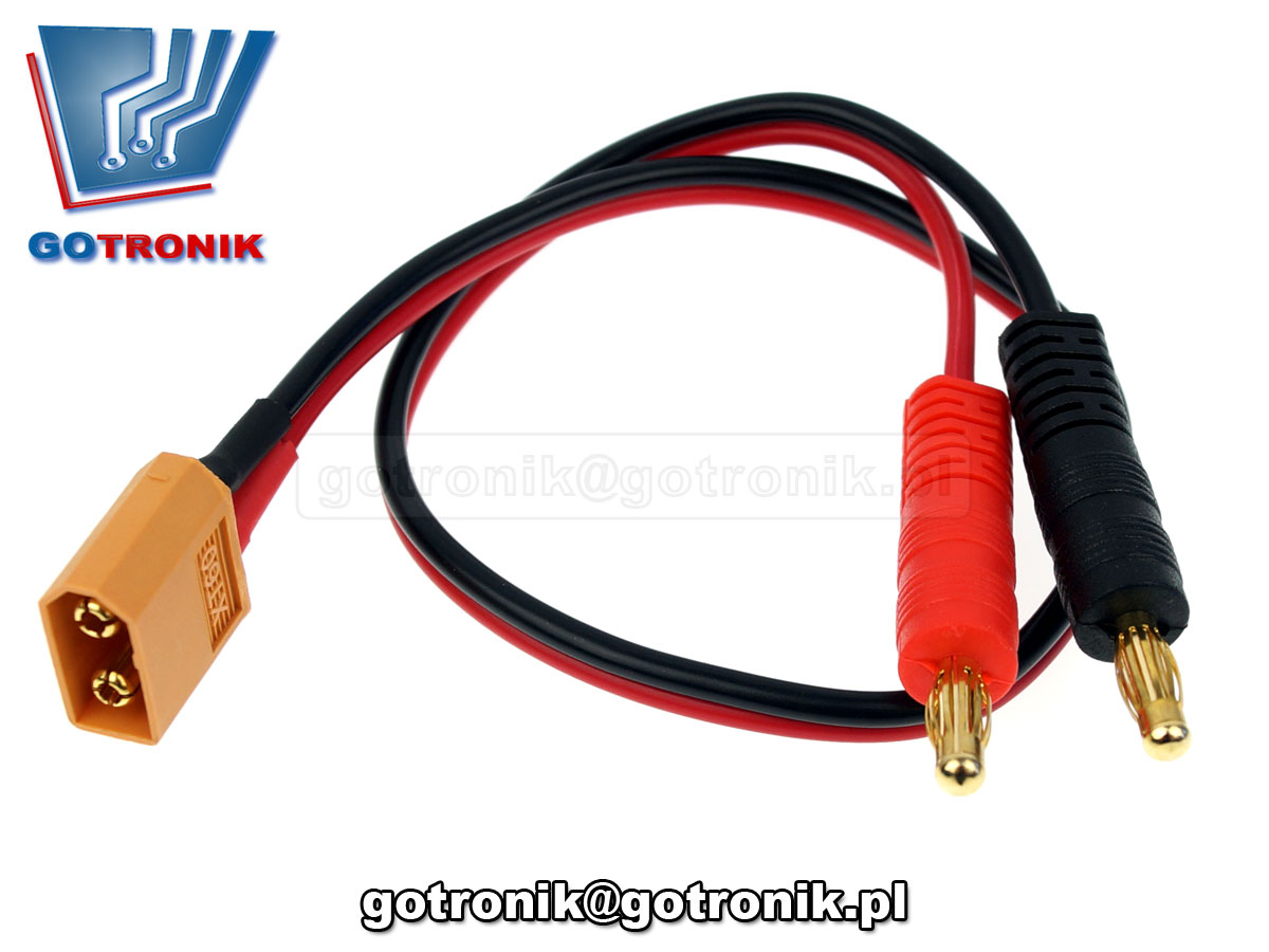 XT60 XT-60 przewód kabel połączeniowy wtyk banan 4mm