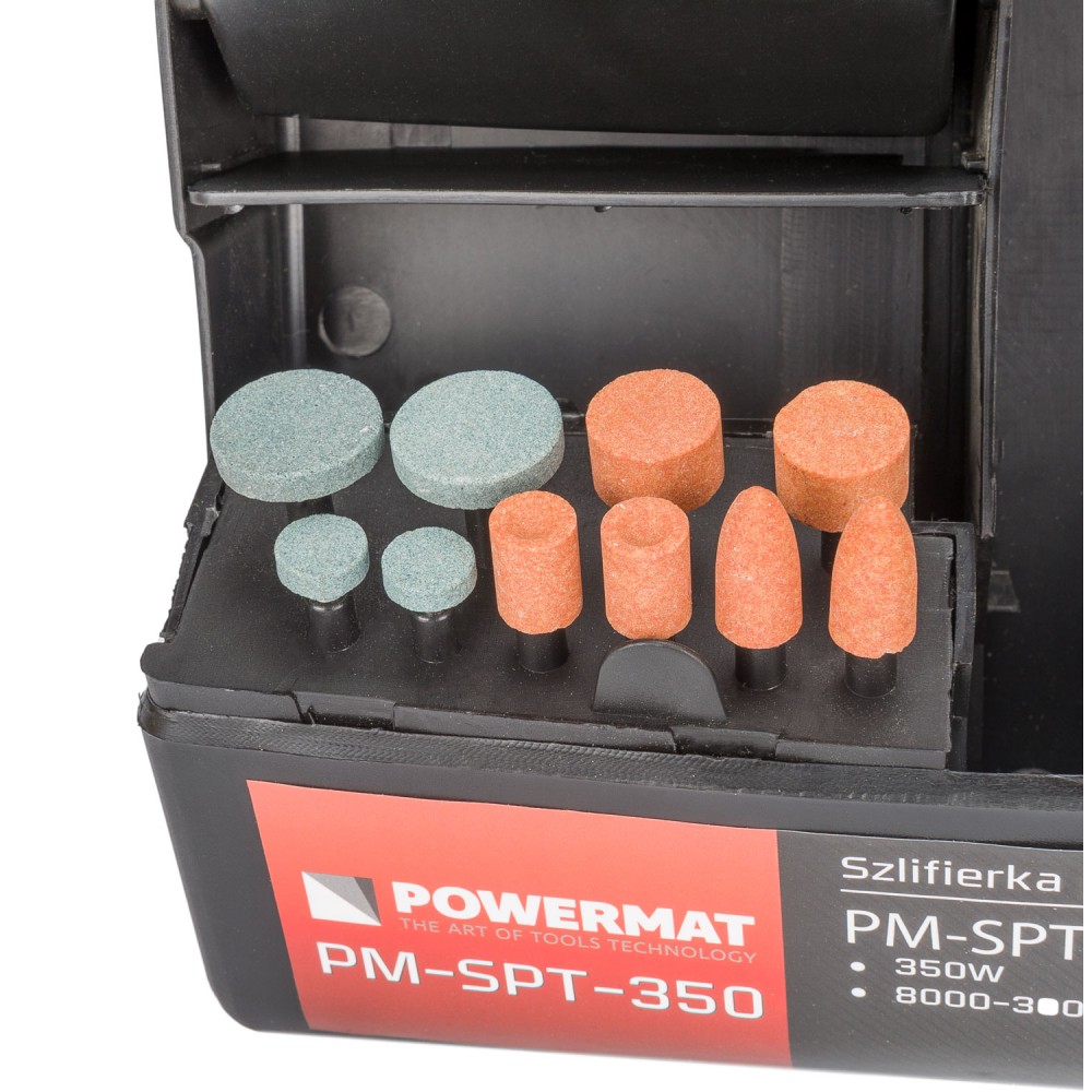 Mini szlifierka prosta trzpieniowa z przewodem elastycznym PM-SPT-350 powermat