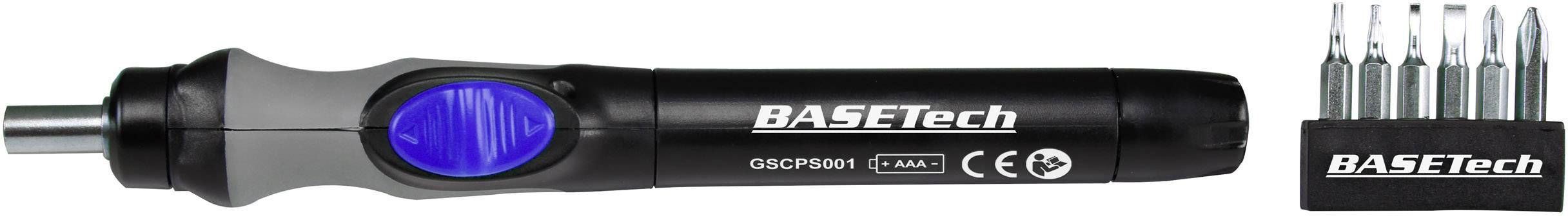 Wkrętarka precyzyjna elektryczna na baterie AAA Basetech GSCPS001