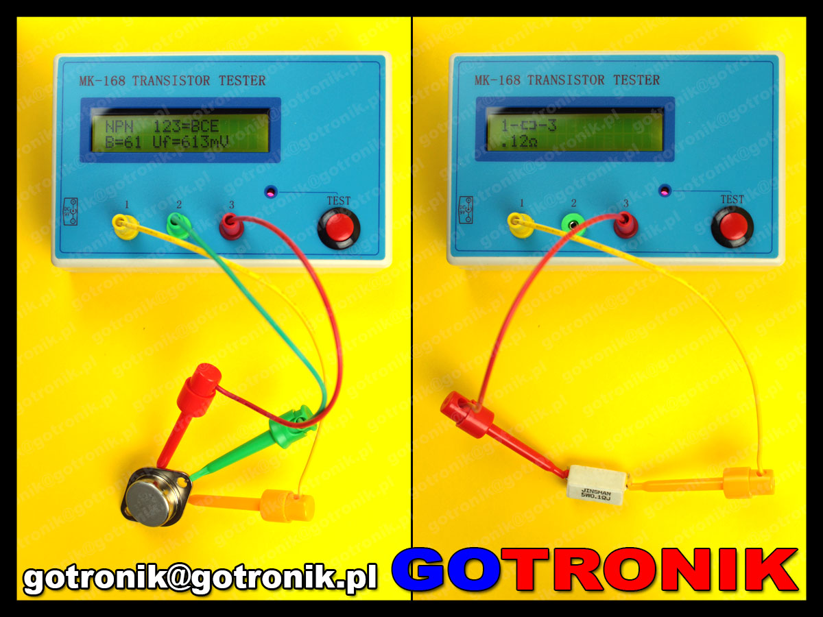 Miernik elementów elektronicznych LCR MK-168