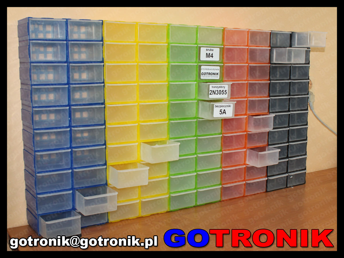 100 sztuk szufladek organizerów skrzynek