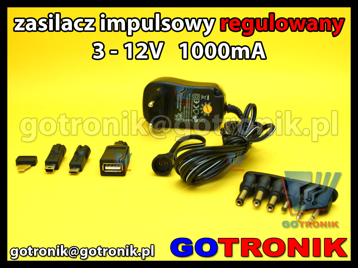 Adapter Przetwornica USB Wtyk DC 5,5x2,1 5V 12V 1A - Sklep, Opinie