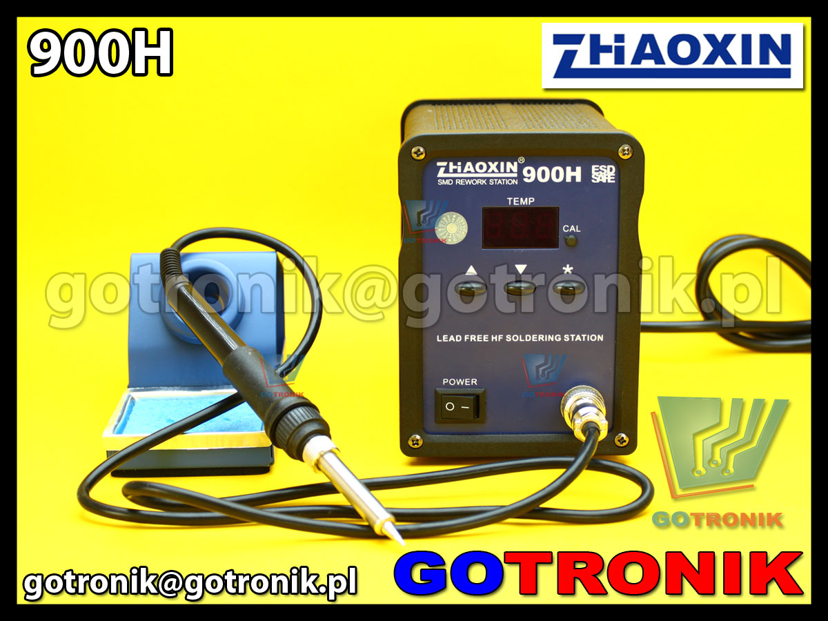 Stacja lutownicza Zhaoxin 900H 90W zasilana wysoką częstotliwością 400kHz HF lead free soldering station