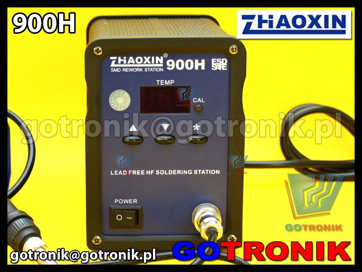 Stacja lutownicza Zhaoxin 900H 90W zasilana wysoką częstotliwością 400kHz HF lead free soldering station