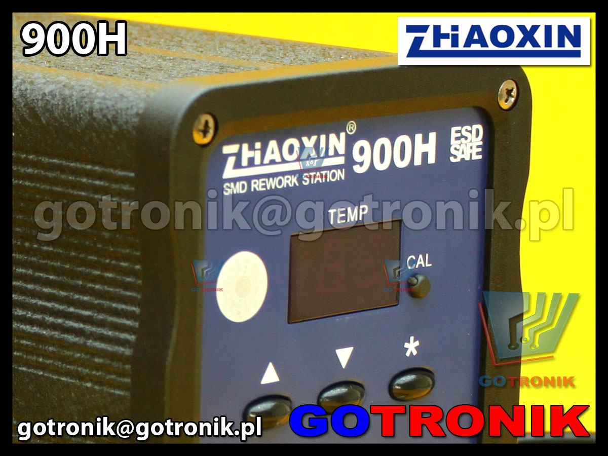 Stacja lutownicza Zhaoxin 900H 90W zasilana wysoką częstotliwością 400kHz HF lead free soldering station