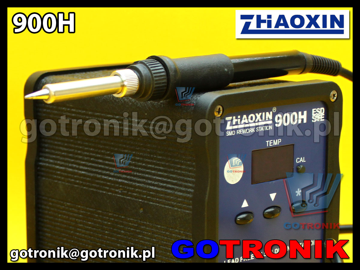 Stacja lutownicza Zhaoxin 900H 90W zasilana wysoką częstotliwością 400kHz HF lead free soldering station