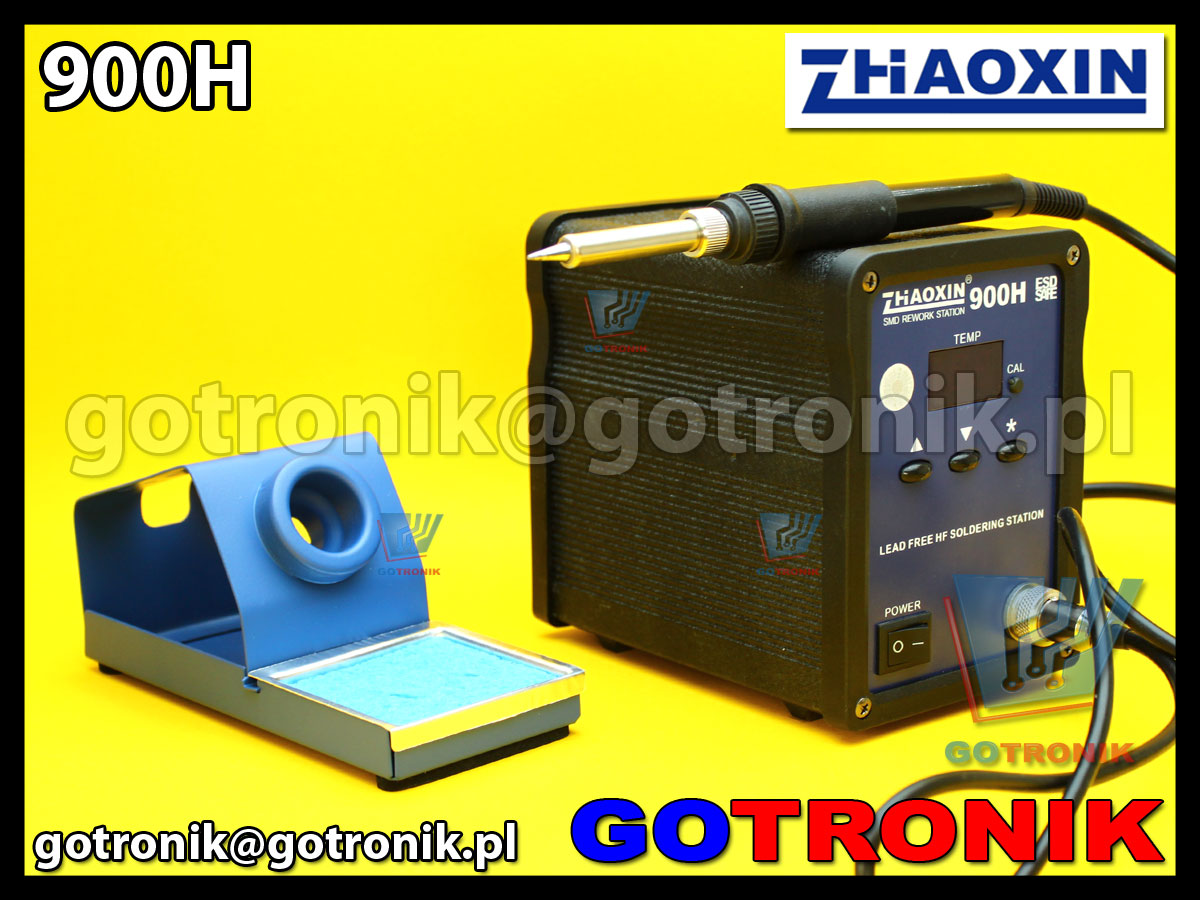 Stacja lutownicza Zhaoxin 900H 90W zasilana wysoką częstotliwością 400kHz HF lead free soldering station