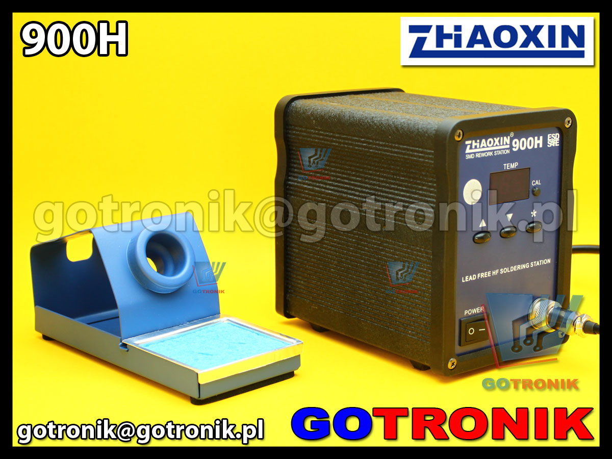 Stacja lutownicza Zhaoxin 900H 90W zasilana wysoką częstotliwością 400kHz HF lead free soldering station