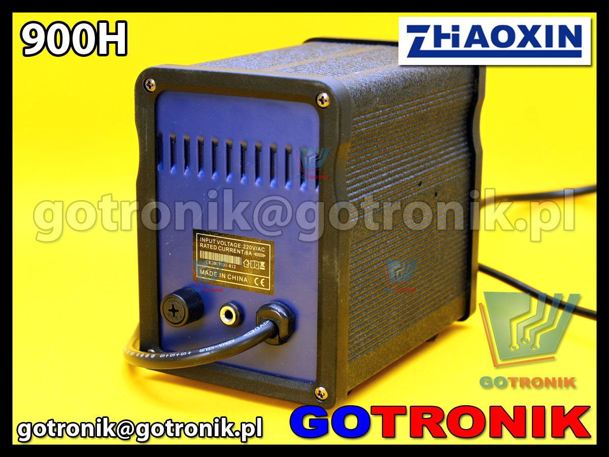 Stacja lutownicza Zhaoxin 900H 90W zasilana wysoką częstotliwością 400kHz HF lead free soldering station