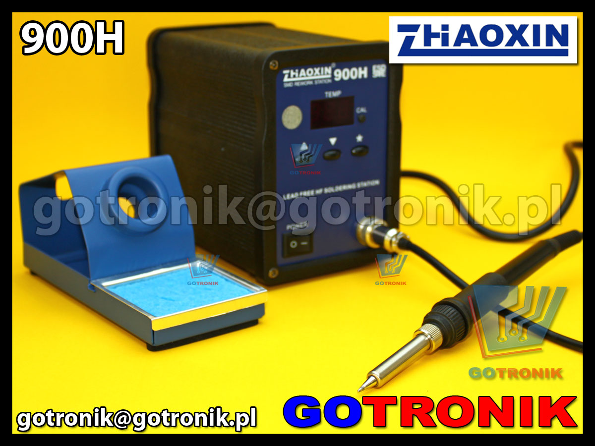 Stacja lutownicza Zhaoxin 900H 90W zasilana wysoką częstotliwością 400kHz HF lead free soldering station