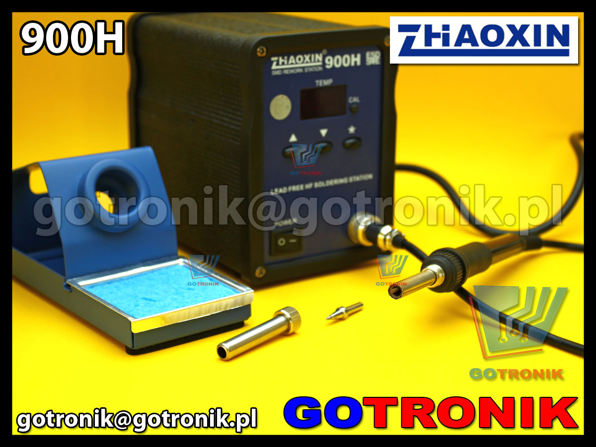 Stacja lutownicza Zhaoxin 900H 90W zasilana wysoką częstotliwością 400kHz HF lead free soldering station