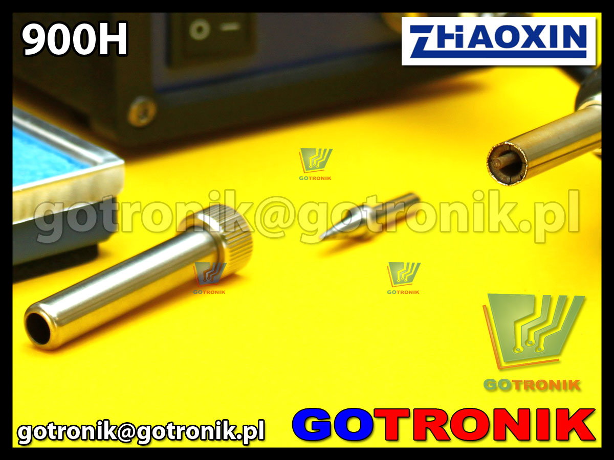 Stacja lutownicza Zhaoxin 900H 90W zasilana wysoką częstotliwością 400kHz HF lead free soldering station