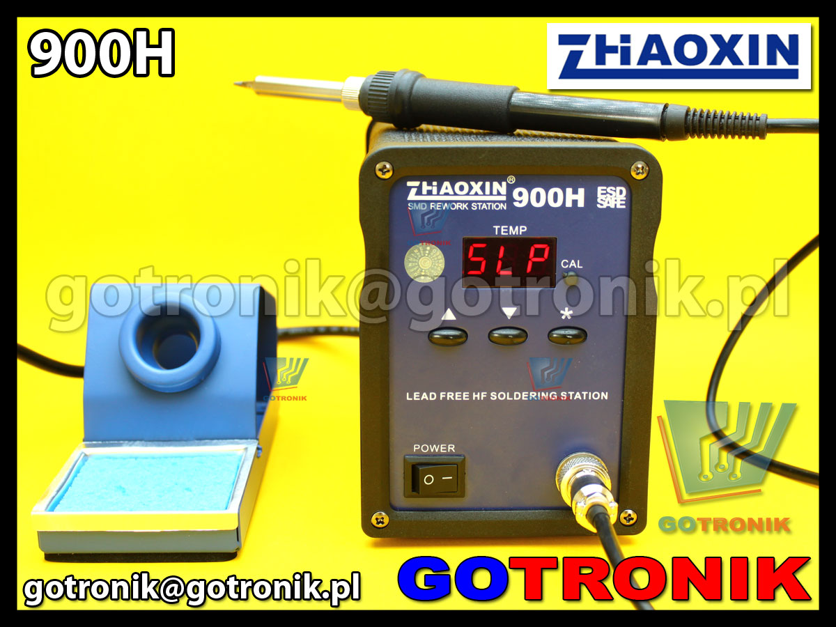 Stacja lutownicza Zhaoxin 900H 90W zasilana wysoką częstotliwością 400kHz HF lead free soldering station