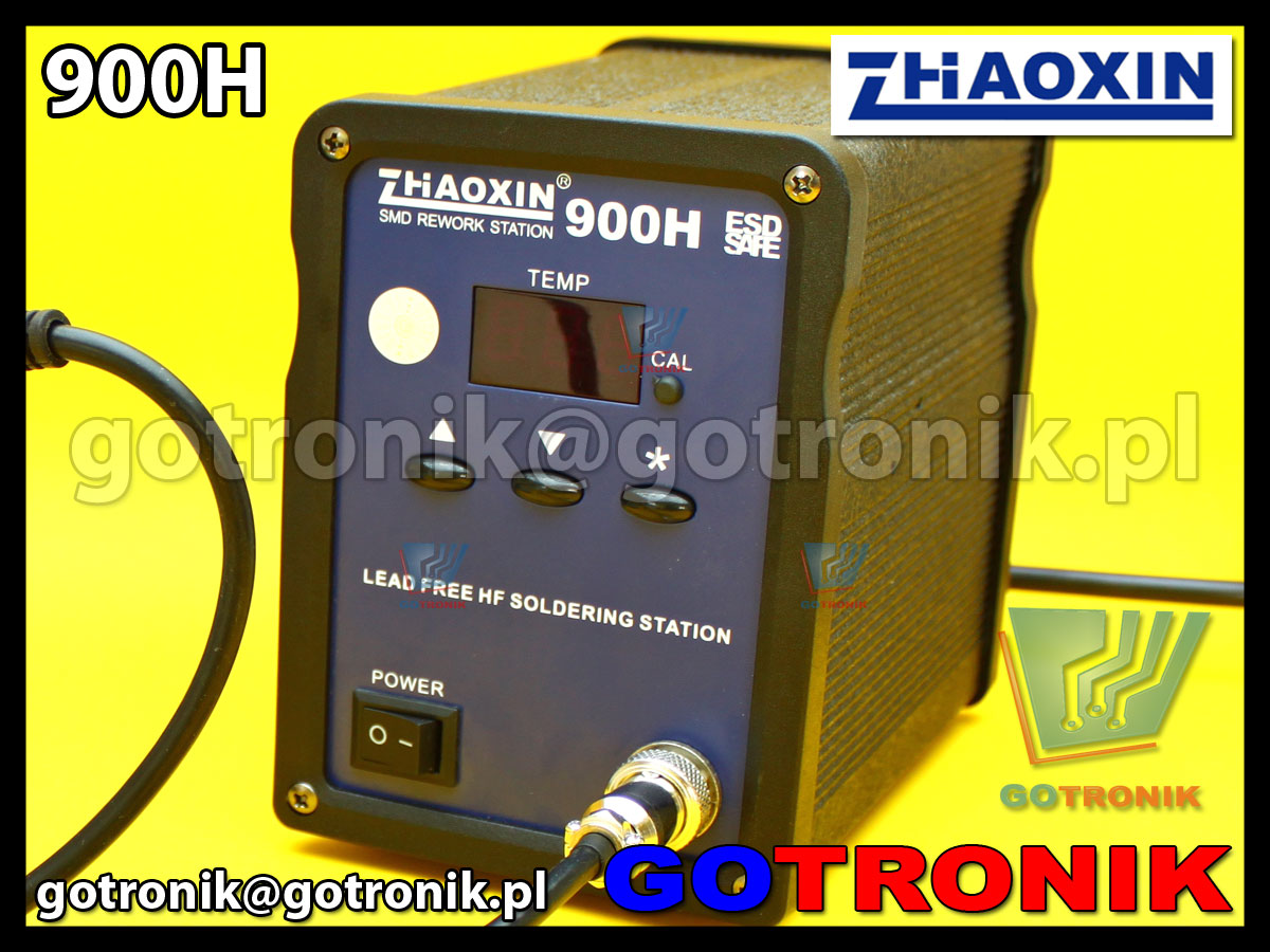 Stacja lutownicza Zhaoxin 900H 90W zasilana wysoką częstotliwością 400kHz HF lead free soldering station