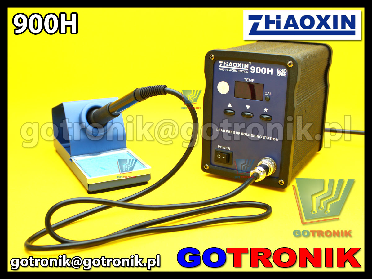 Stacja lutownicza Zhaoxin 900H 90W zasilana wysoką częstotliwością 400kHz HF lead free soldering station